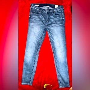 Size 32 (12) Women’s True Religion World Tour Jennie Curvy Mid Rise Skinny Jeans